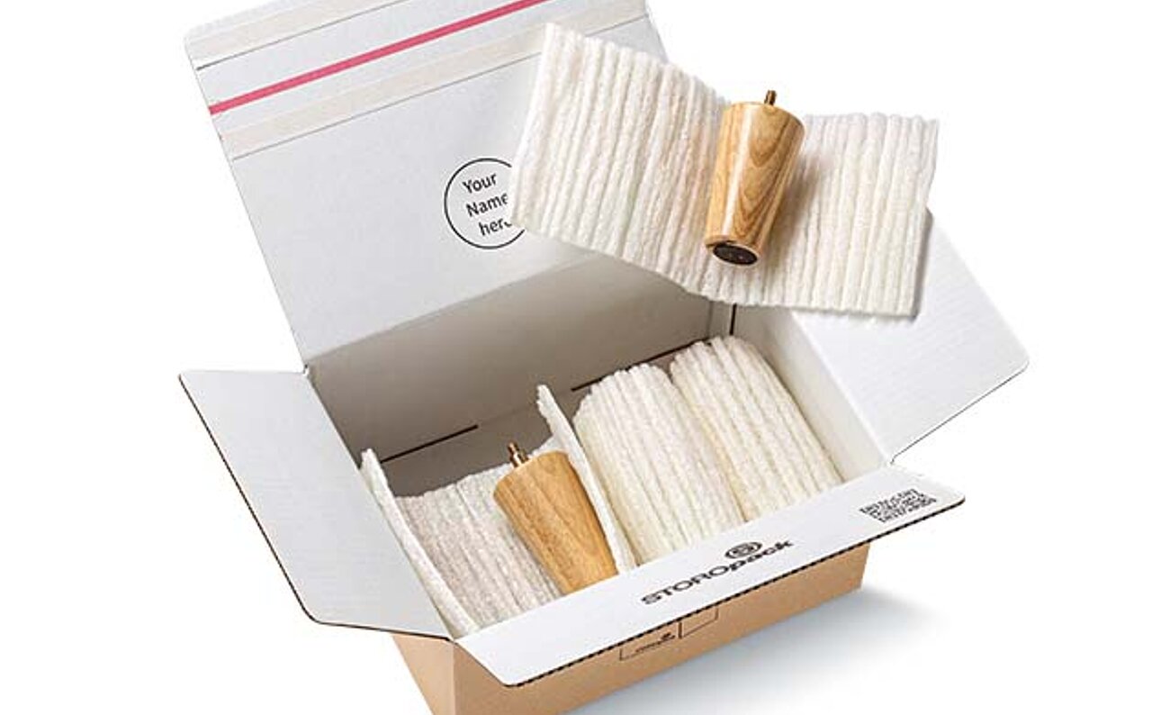 Mit RENATURE® Wrap bringt Storopack eine neue umweltfreundliche Schutzverpackung auf pflanzlicher Basis auf den Markt